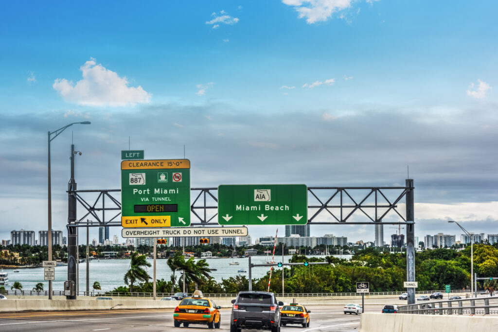 Highway in Miami, FL